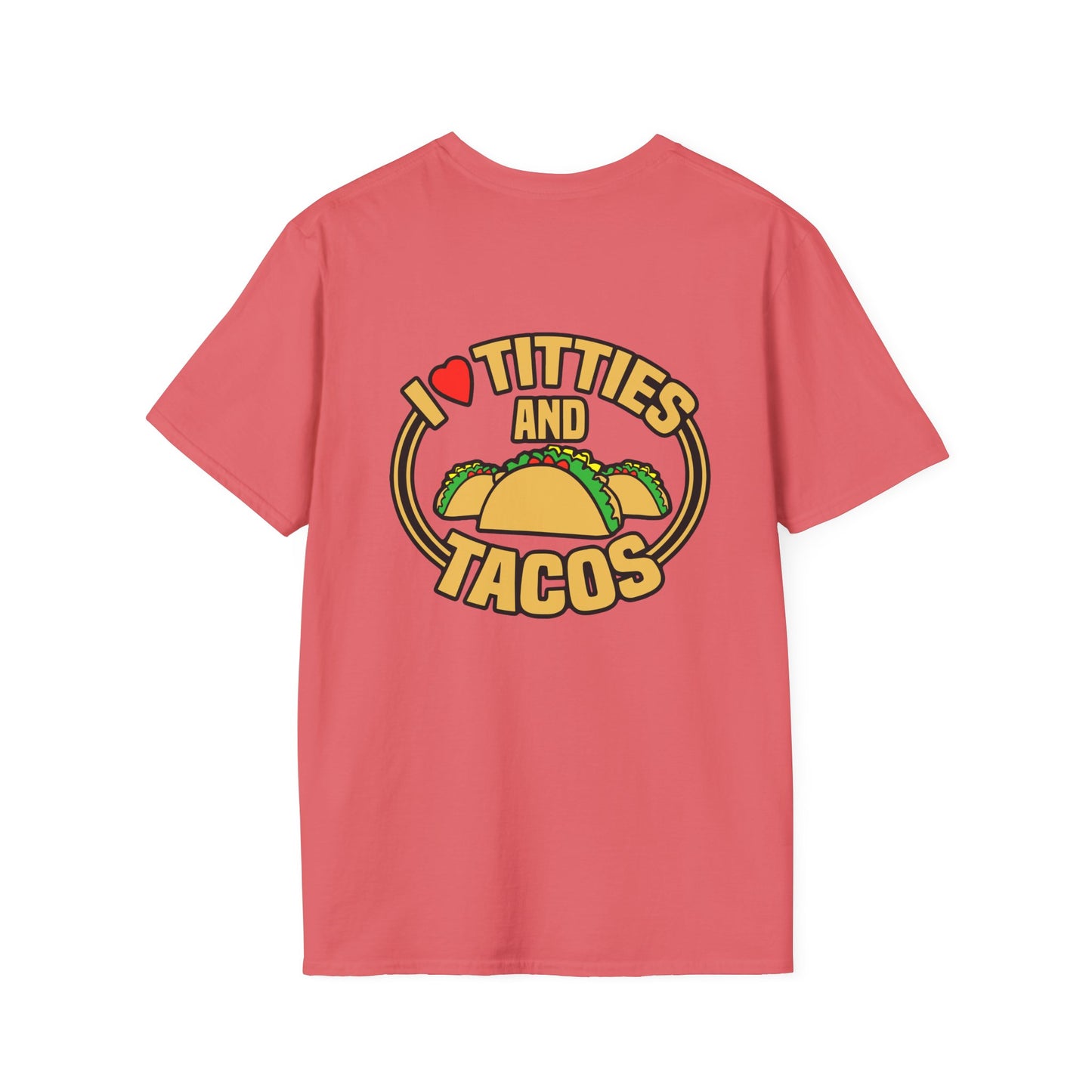 Unisex Softstyle Titties and Tacos #2 T-Shirt