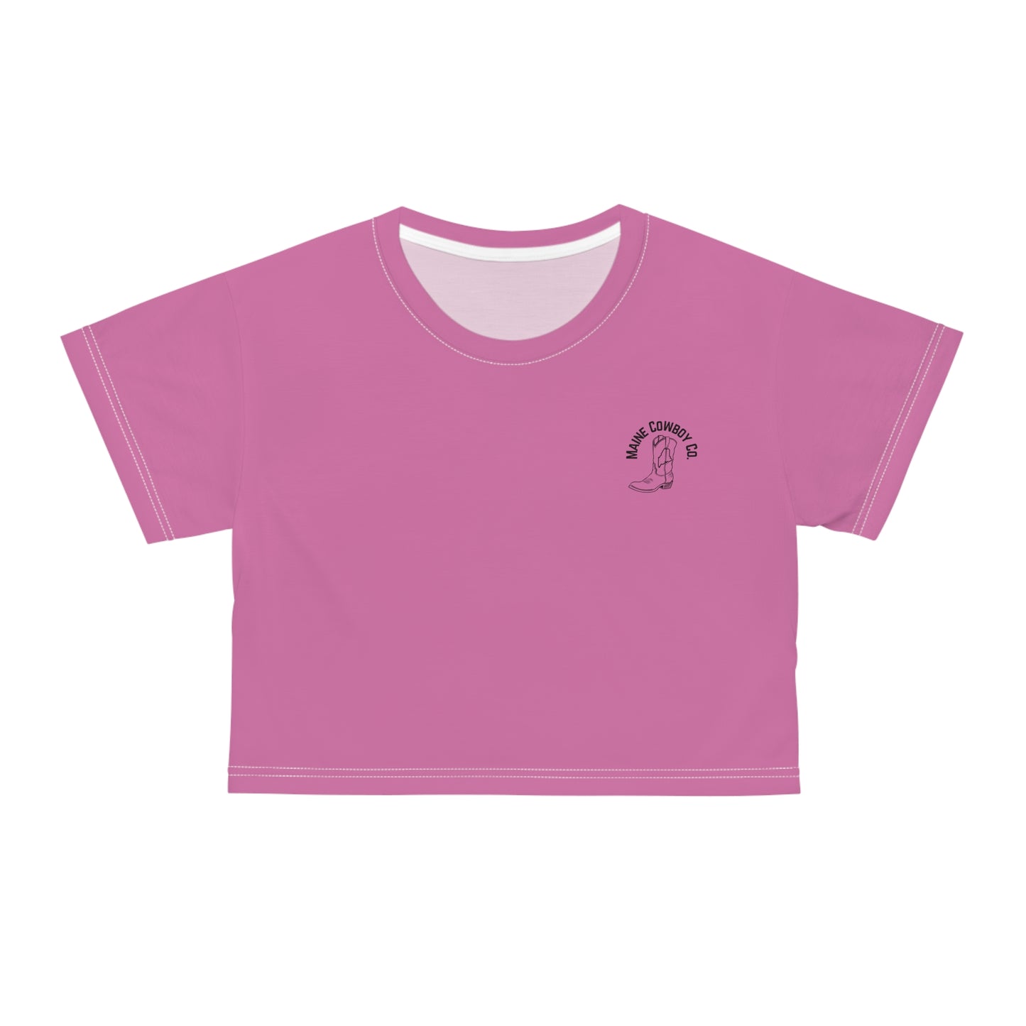 Crop Tee With Logo