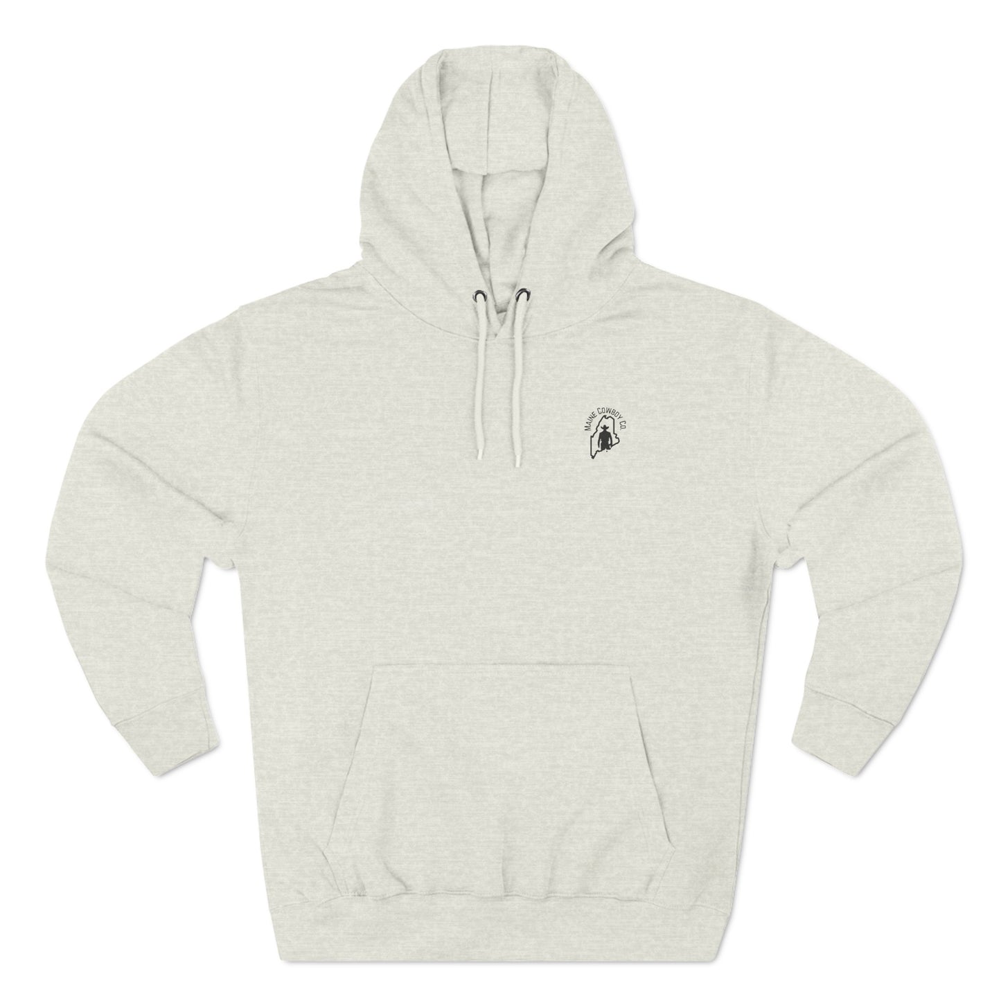 Three-Panel Fleece Retro Maine Hoodie