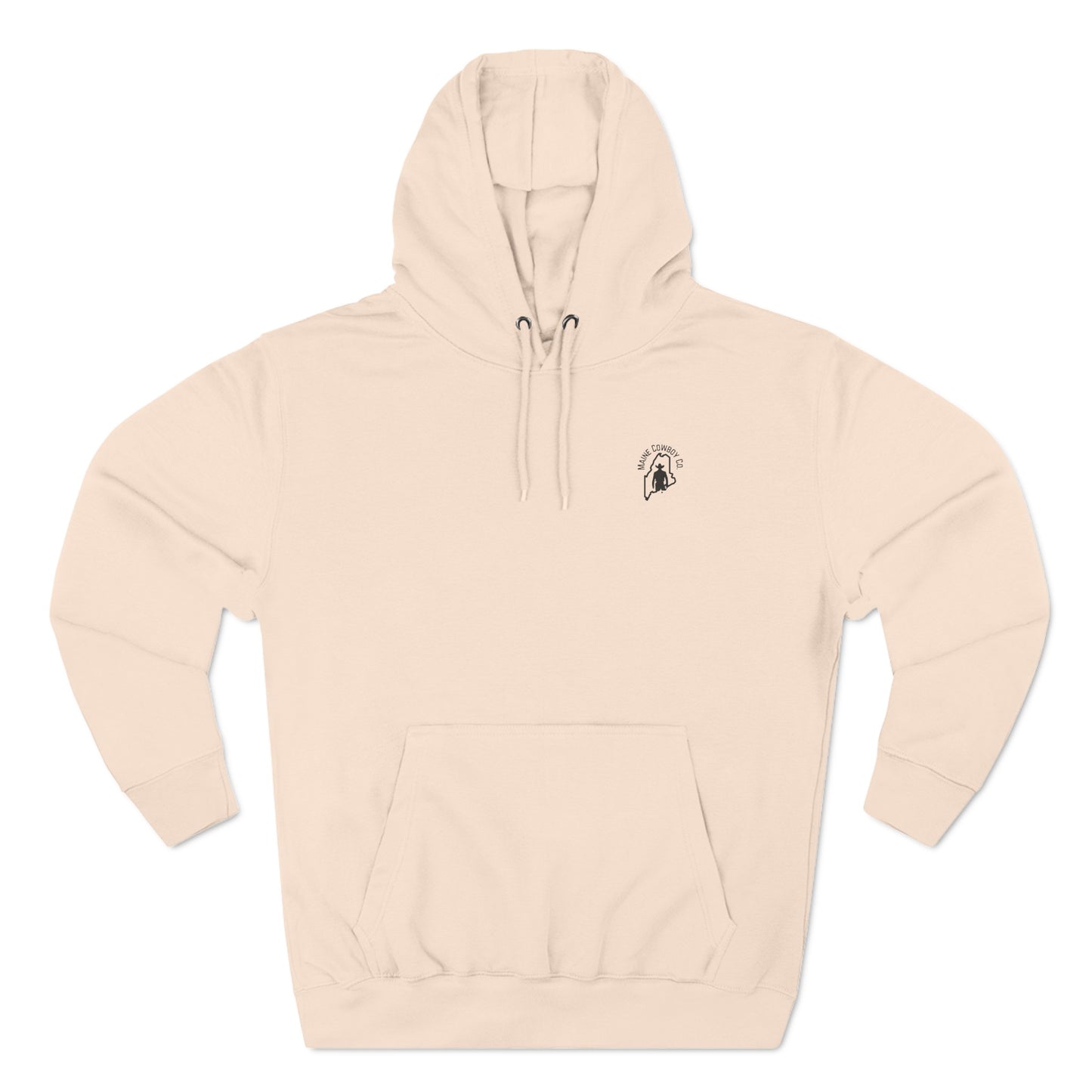 Three-Panel Fleece Retro Maine Hoodie