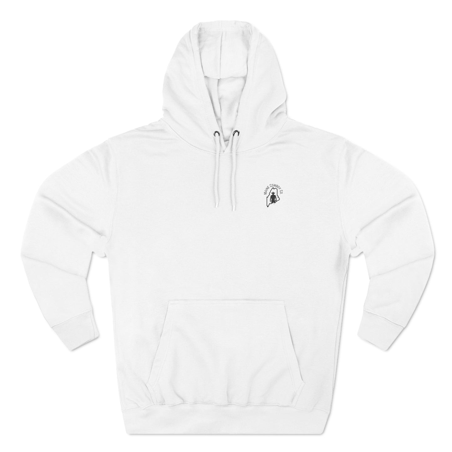 Three-Panel Fleece Retro Maine Hoodie