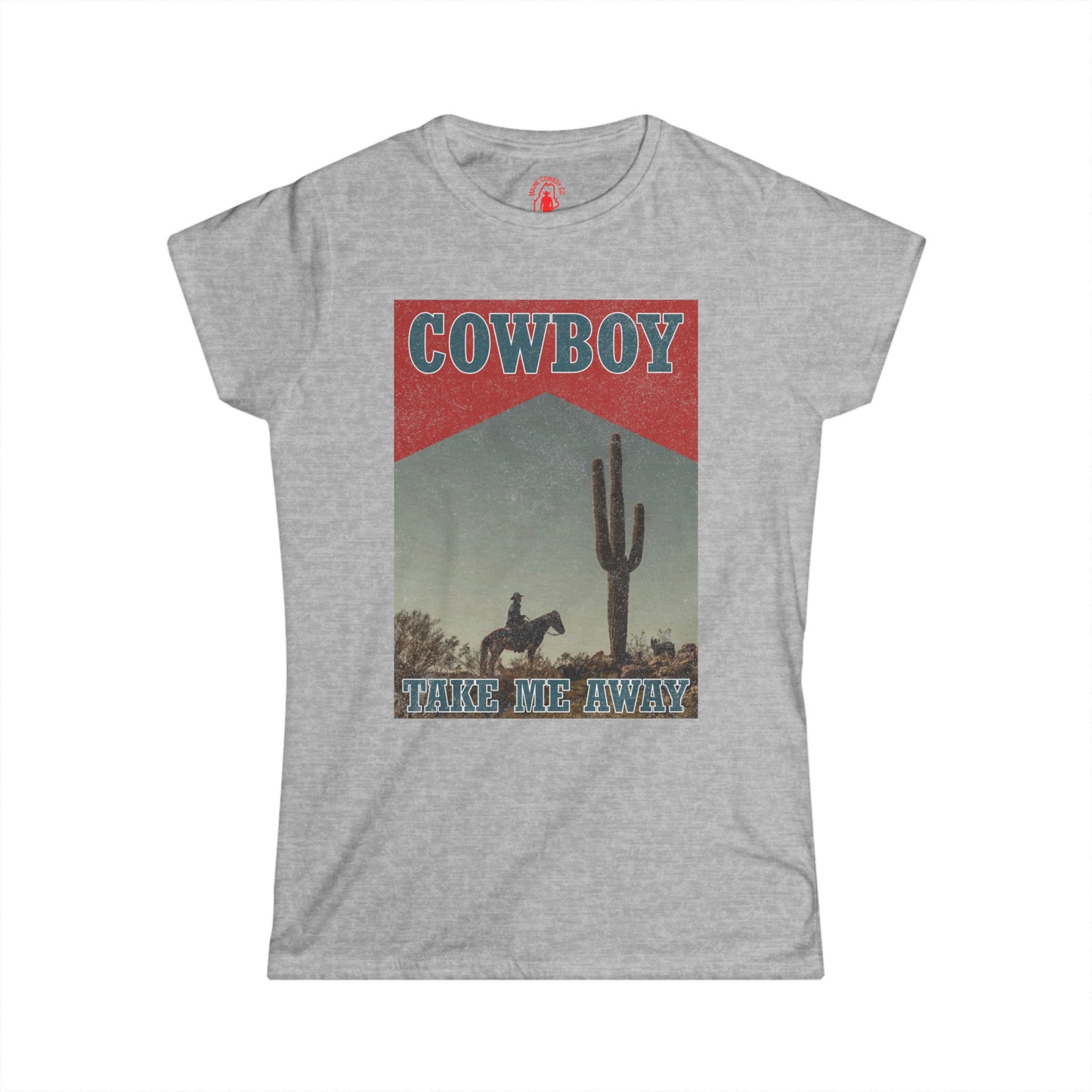 Softstyle Cowboy Take Me Away Tee