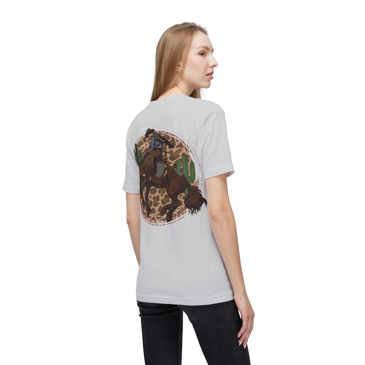 Midweight Bucking Horse T-shirt, Made in US