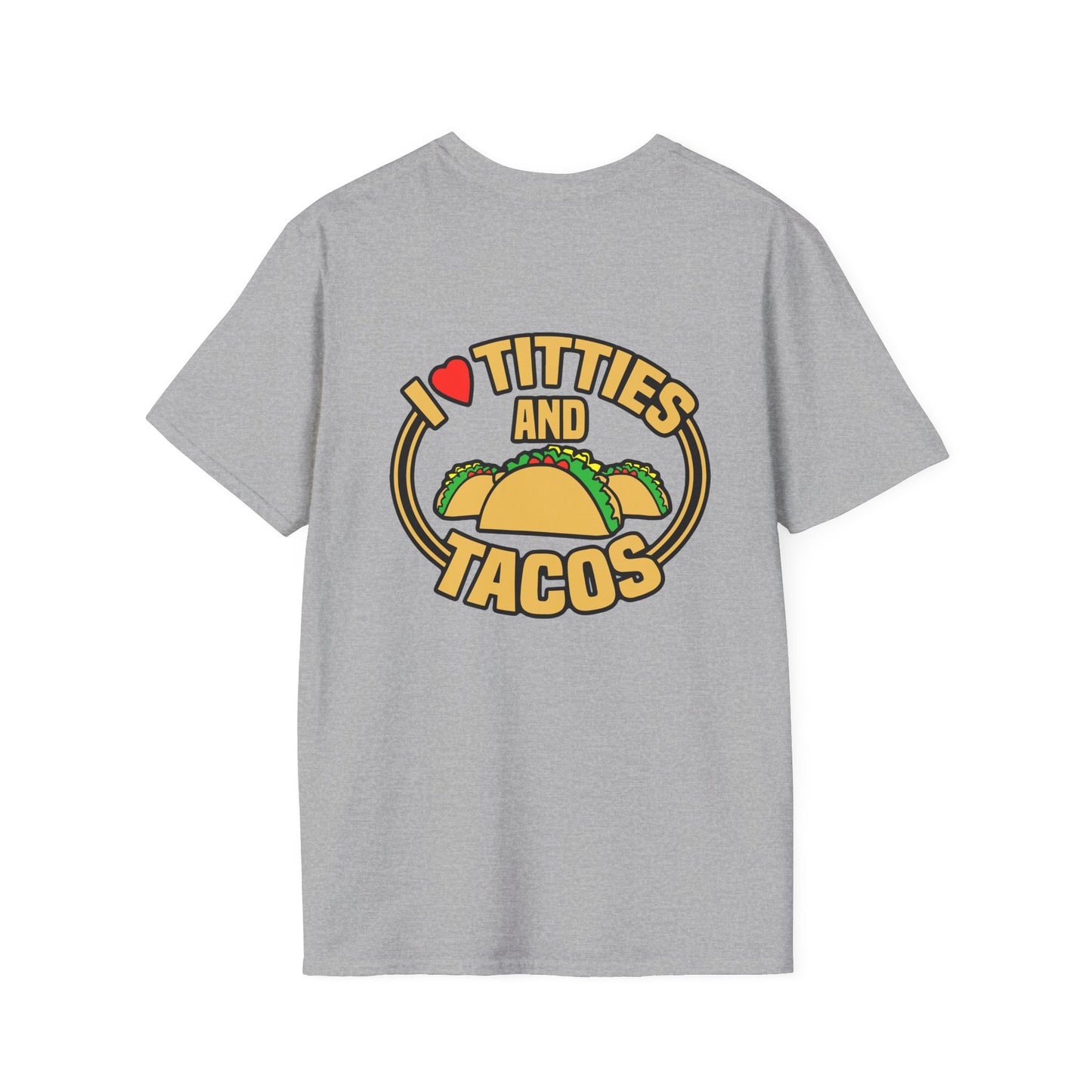 Unisex Softstyle Titties and Tacos #2 T-Shirt