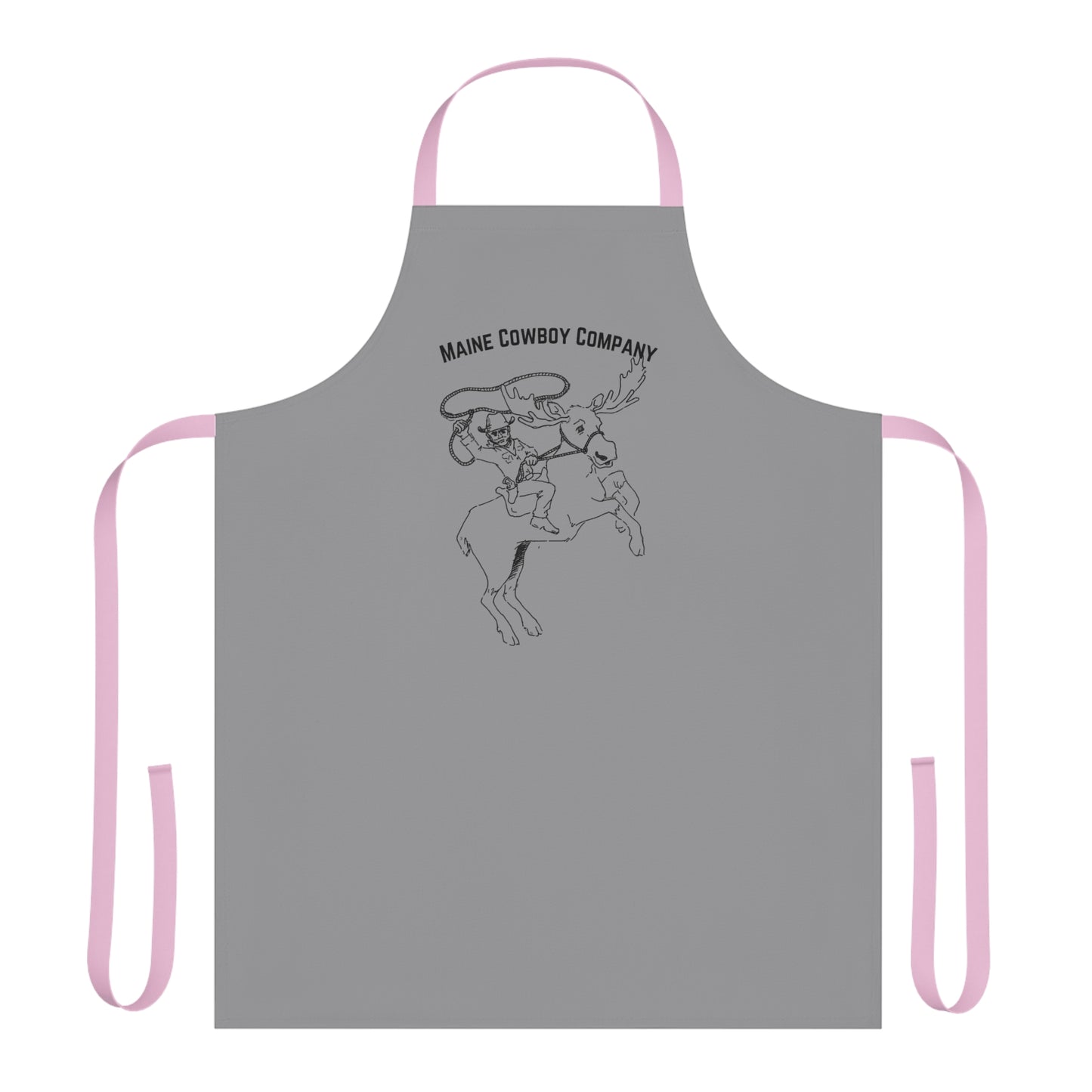 Apron With Bucking Moose