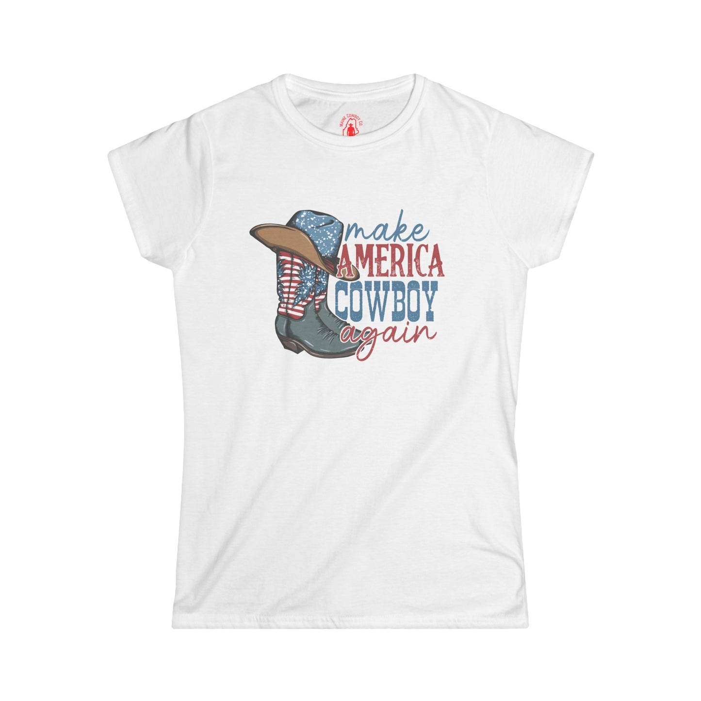 Softstyle Make America Cowboy Again Tee