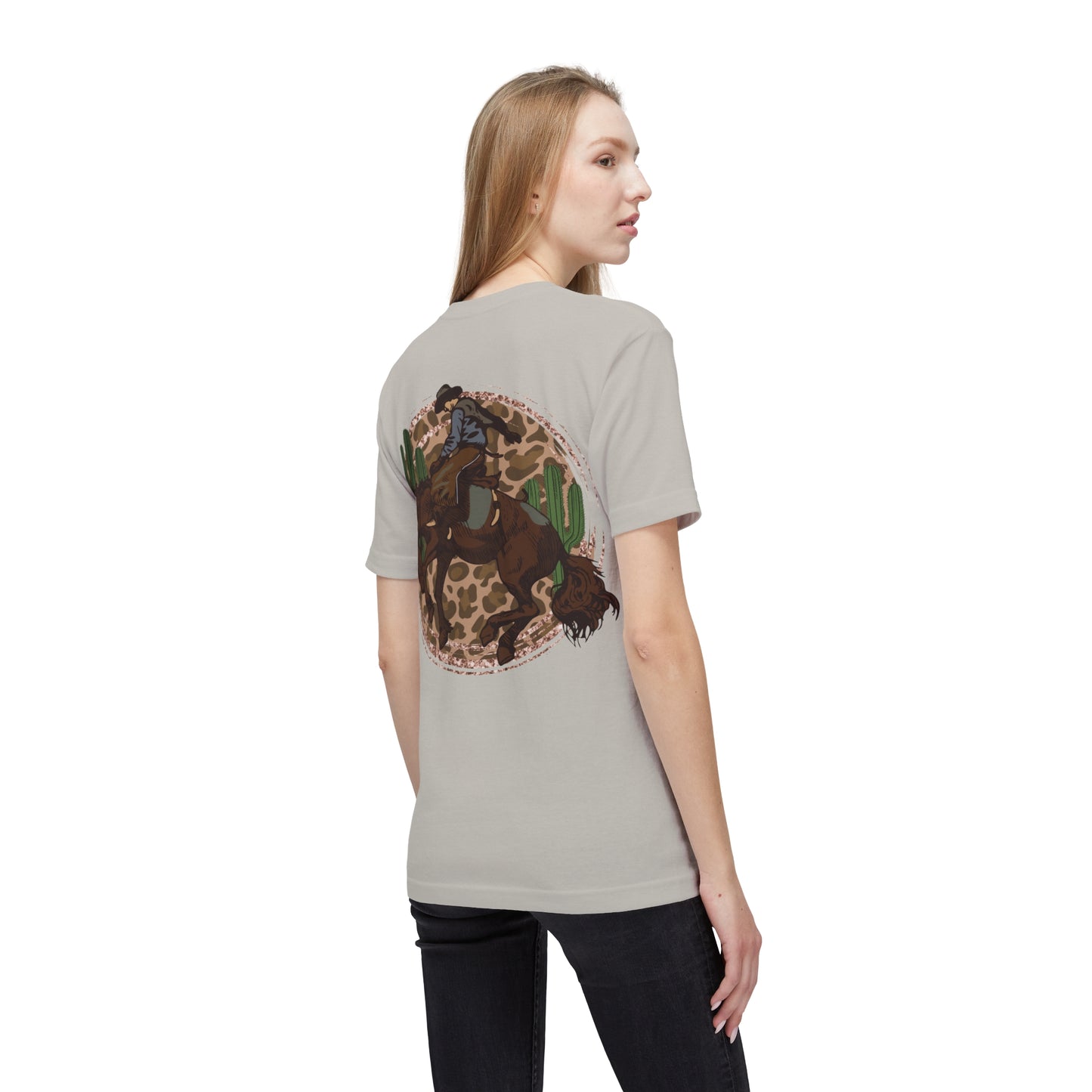 Midweight Bucking Horse T-shirt, Made in US