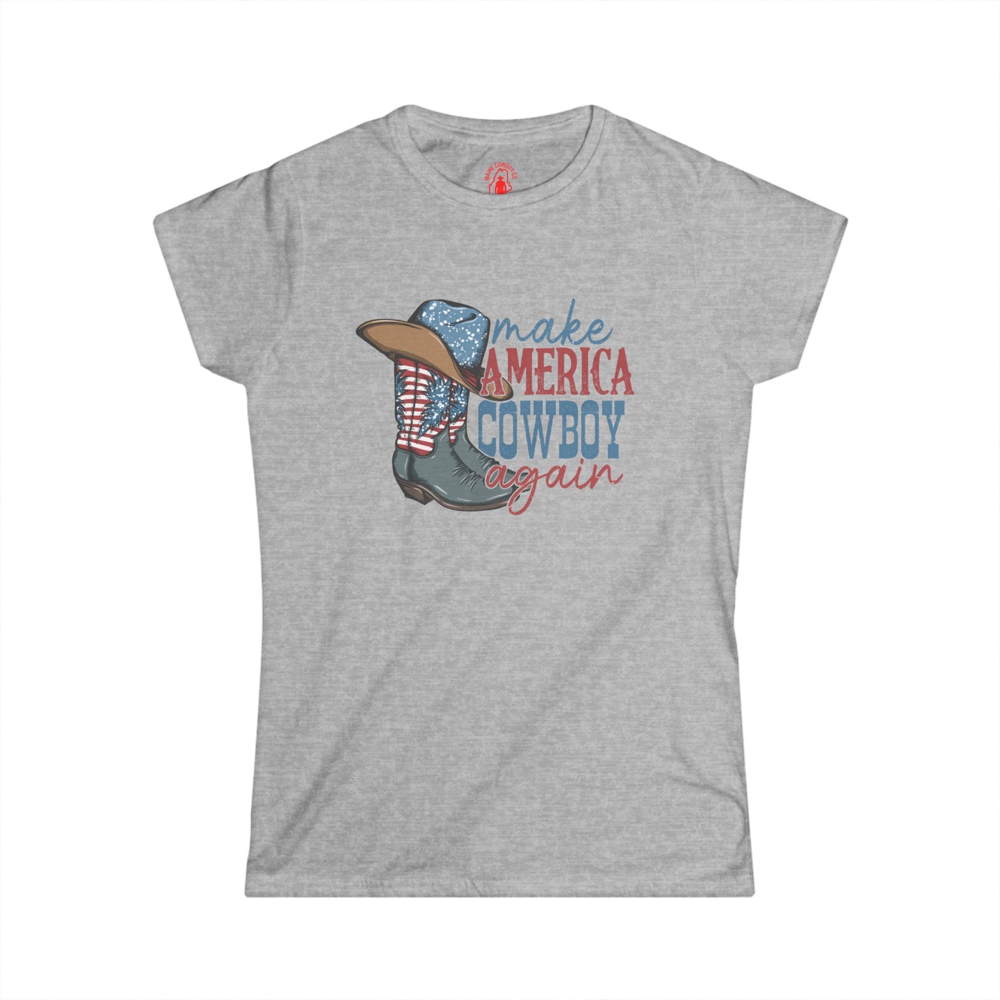 Softstyle Make America Cowboy Again Tee