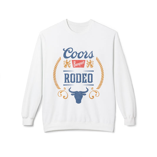 Unisex Midweight Softstyle Fleece Crewneck Sweatshirt Coors Banquet Rodeo