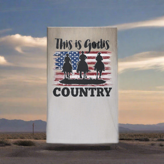 Middle Weight God’s Country T-shirt, Made in US