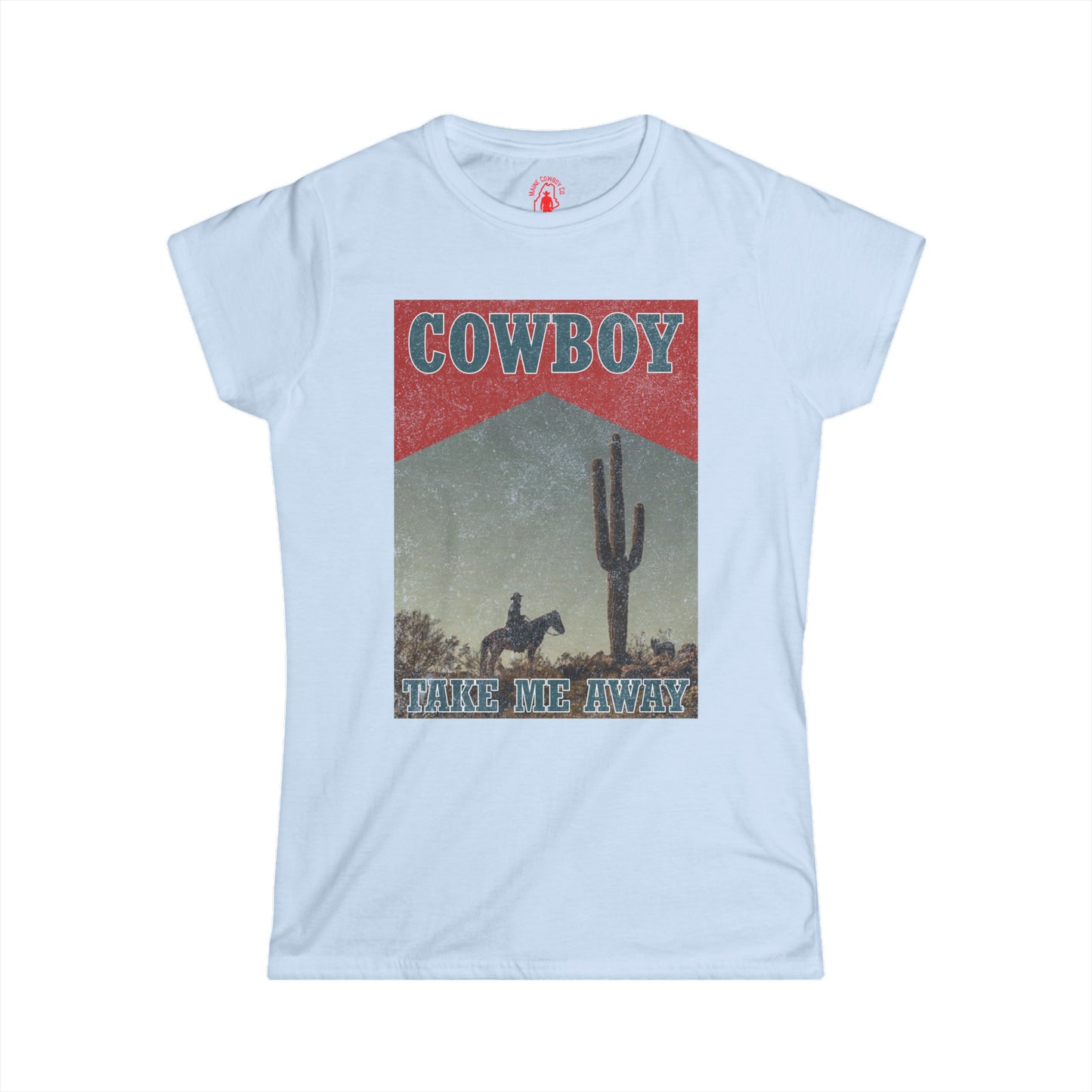 Softstyle Cowboy Take Me Away Tee