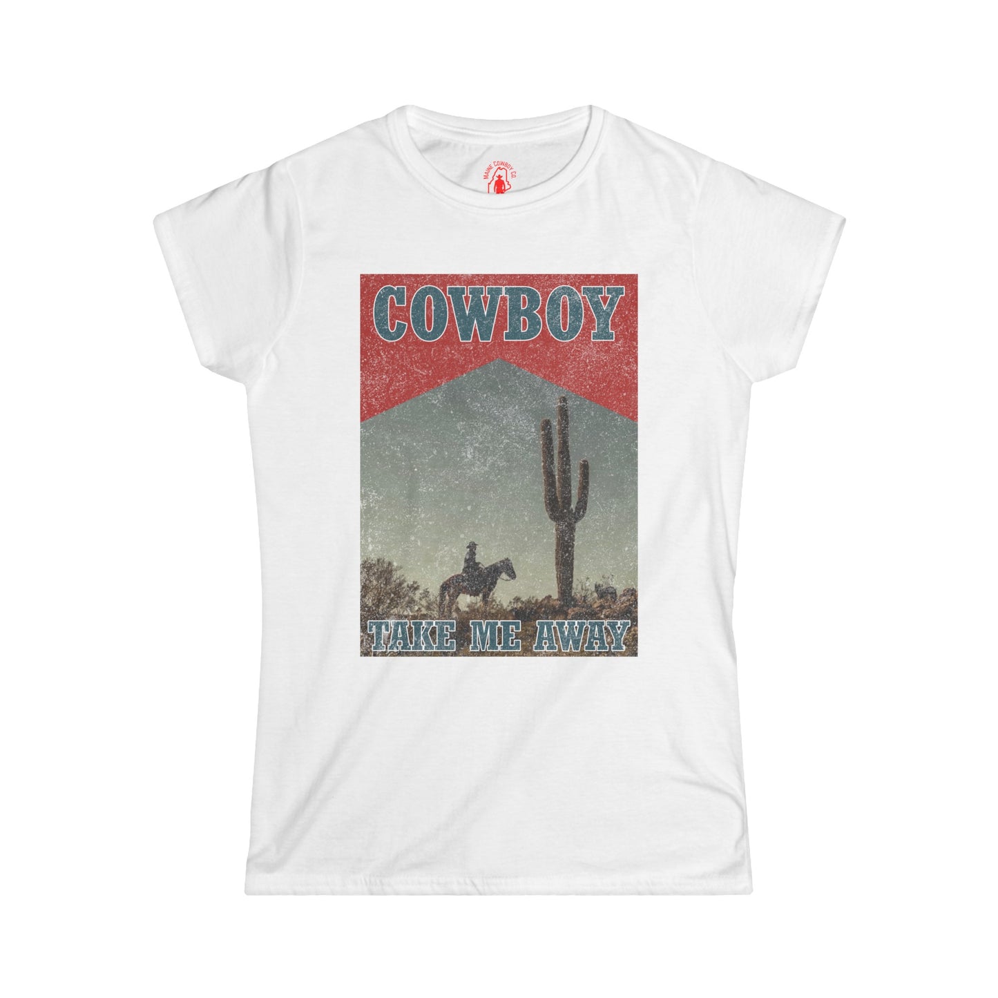 Softstyle Cowboy Take Me Away Tee