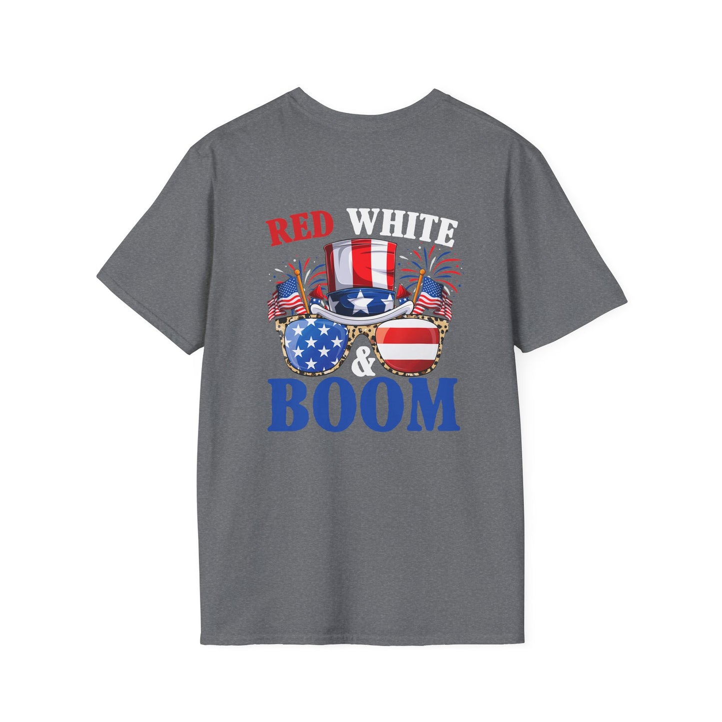 Softstyle Red White And Boom T-Shirt