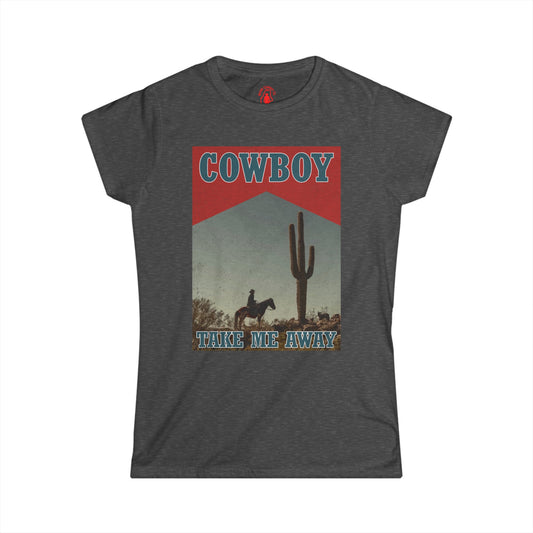 Softstyle Cowboy Take Me Away Tee