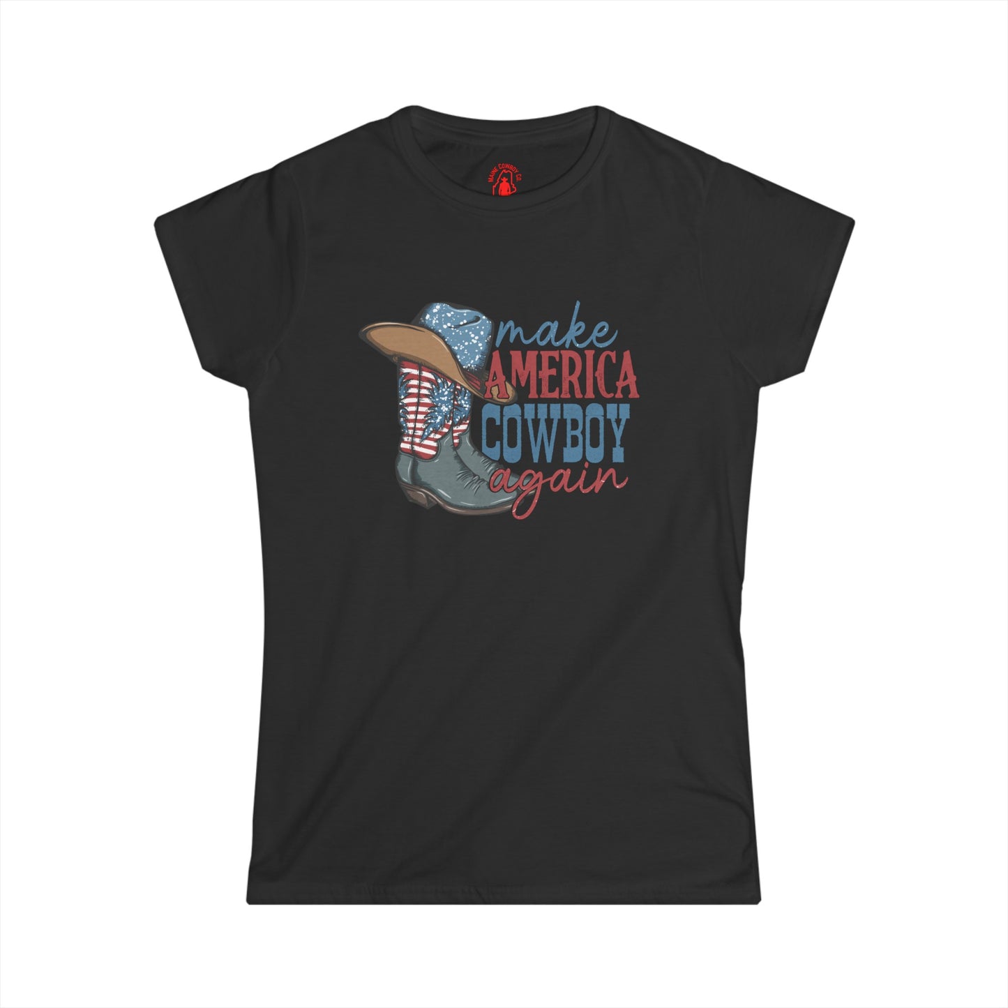 Softstyle Make America Cowboy Again Tee