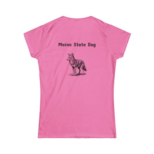 Softstyle Maine State Dog Tee