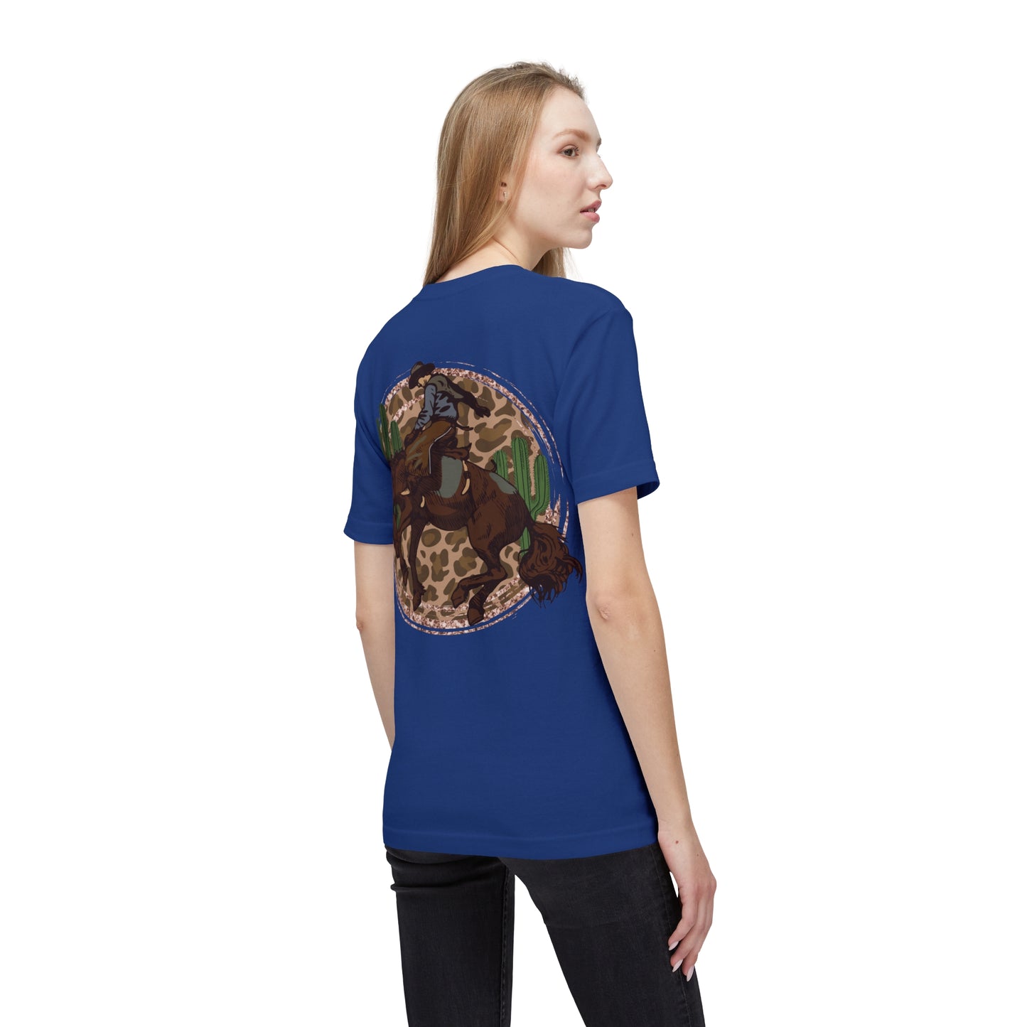 Midweight Bucking Horse T-shirt, Made in US