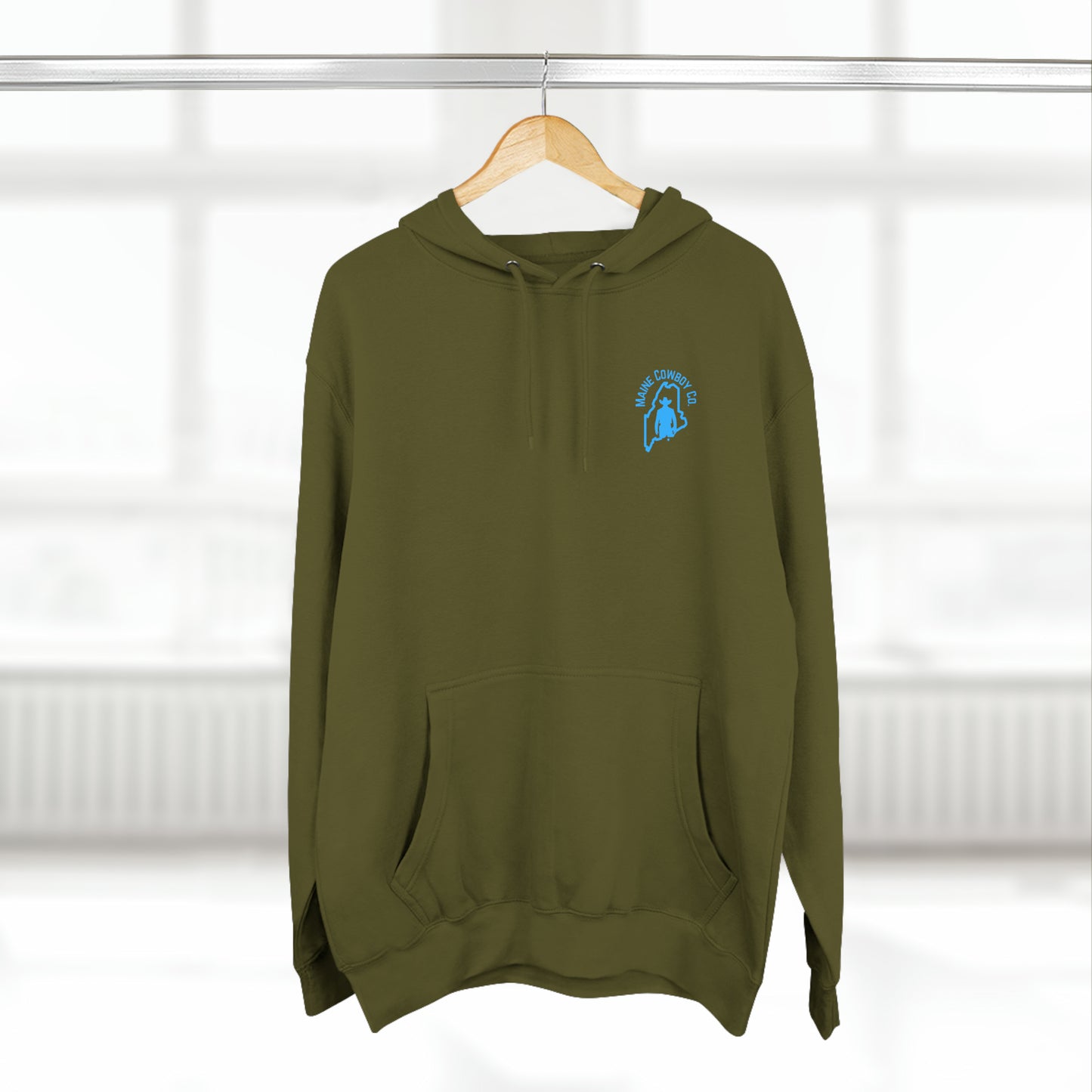 Three-Panel Fleece Rodeo Hoodie