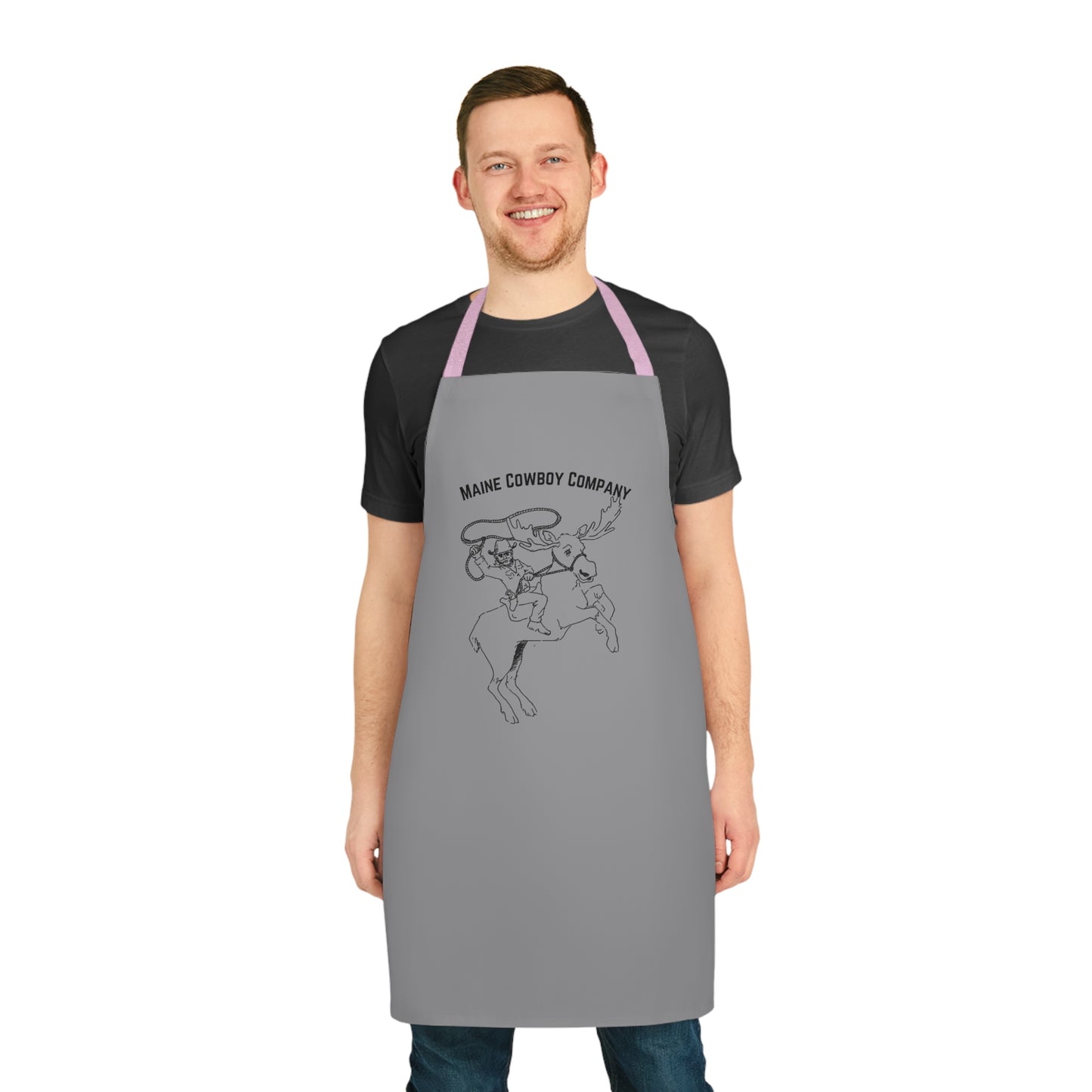 Apron With Bucking Moose