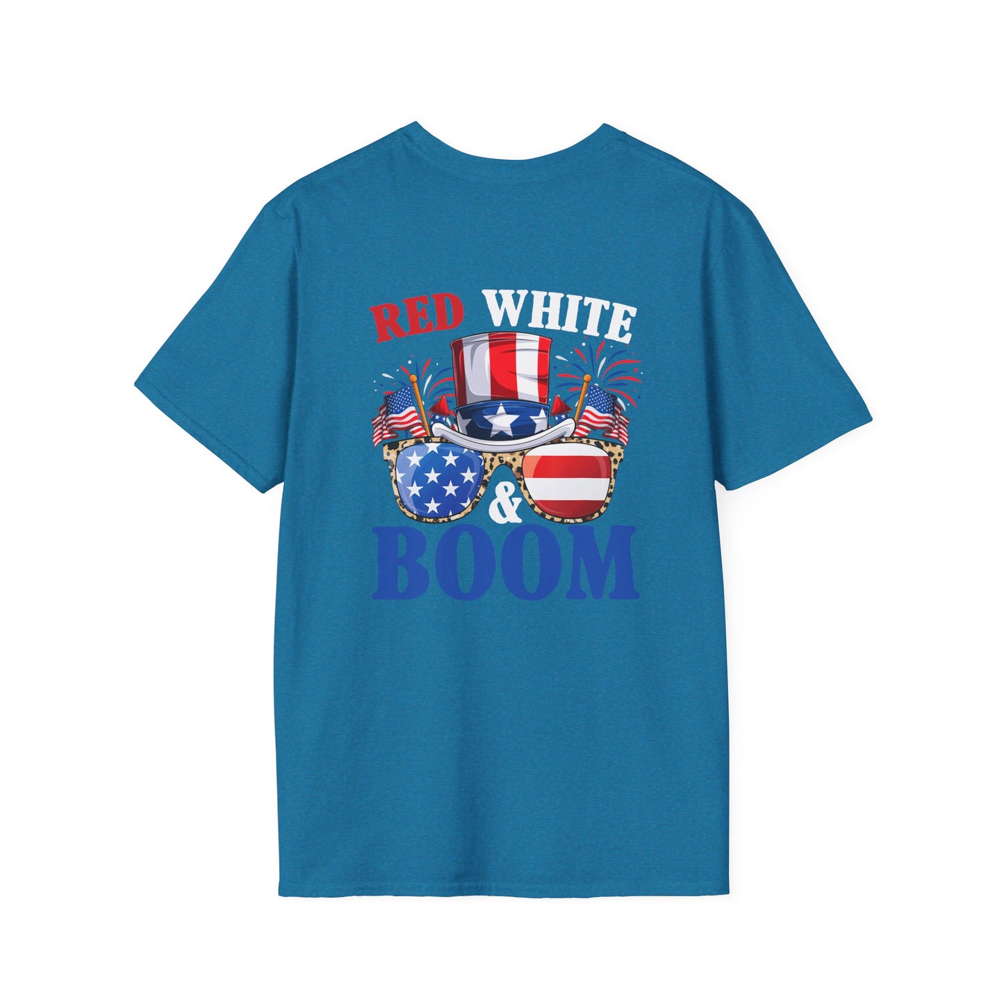 Softstyle Red White And Boom T-Shirt