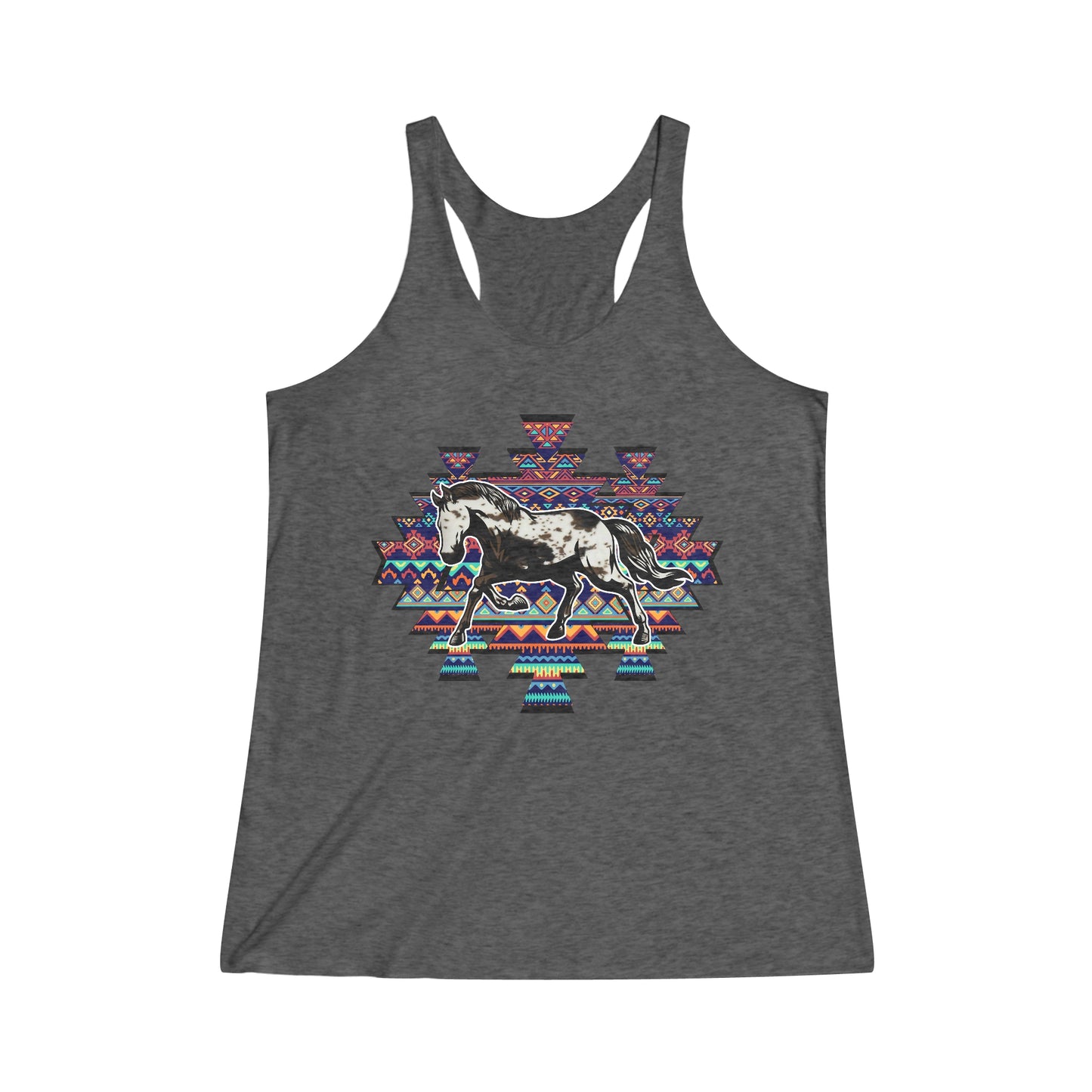 Tri-Blend Racerback Horse Tank