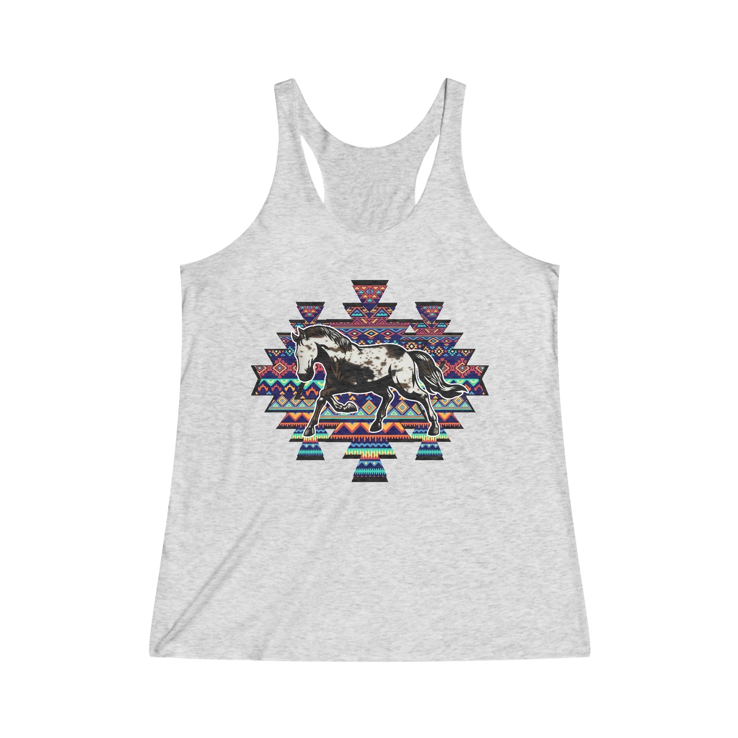 Tri-Blend Racerback Horse Tank