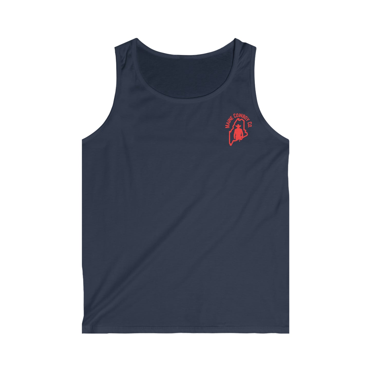 Men's Softstyle Tank Top With Logo