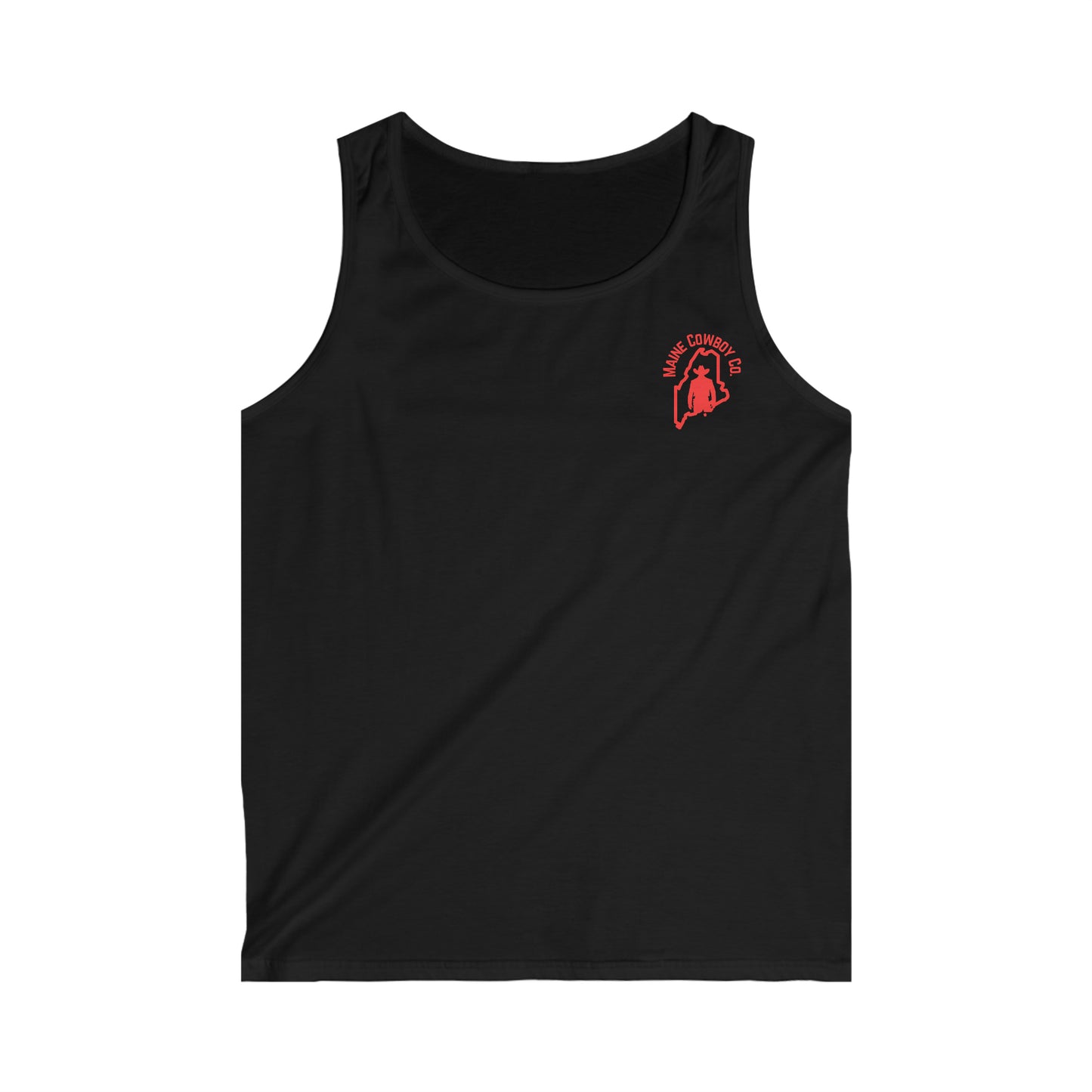 Men's Softstyle Tank Top With Logo