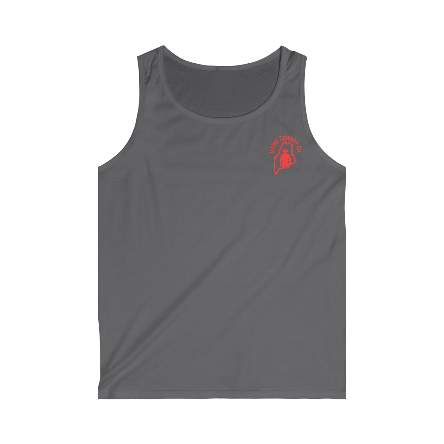 Men's Softstyle Tank Top With Logo