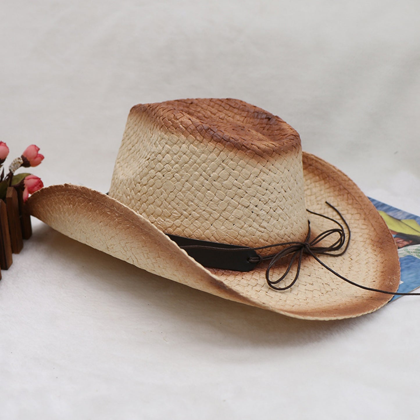 Papyrus Wide Brim Cowboy Hat